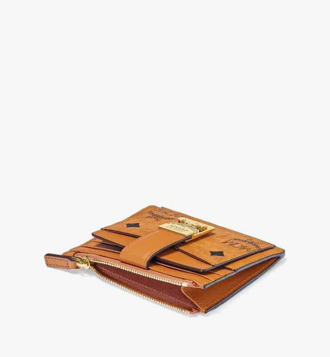 Tracy Zip Card Case in Visetos Tracy Zip Card Case in Visetos