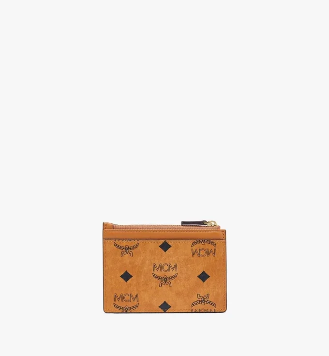 Tracy Zip Card Case in Visetos Tracy Zip Card Case in Visetos