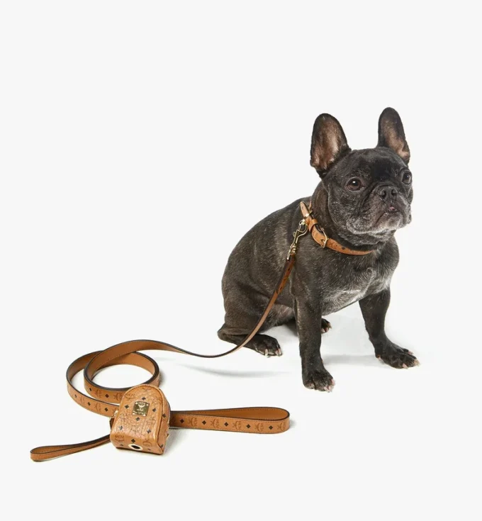 Wristlet Pet Litter Bag Holder in Monogram Print Leather Wristlet Pet Litter Bag Holder in Monogram Print Leather