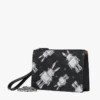 Wristlet Standing Pouch with Chain Strap in Rabot Visetos