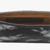 Wristlet Standing Pouch with Chain Strap in Rabot Visetos