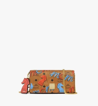 Year of the Horse Aren Chain Shoulder Bag in Visetos