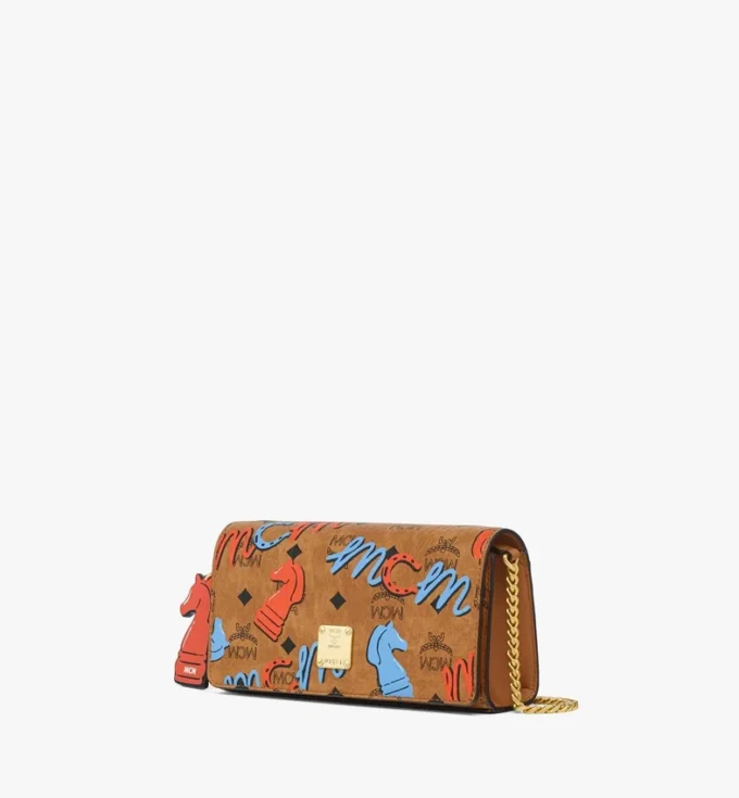 Year of the Horse Aren Chain Shoulder Bag in Visetos Year of the Horse Aren Chain Shoulder Bag in Visetos