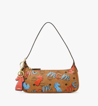 Year of the Horse Aren Shoulder Bag in Visetos