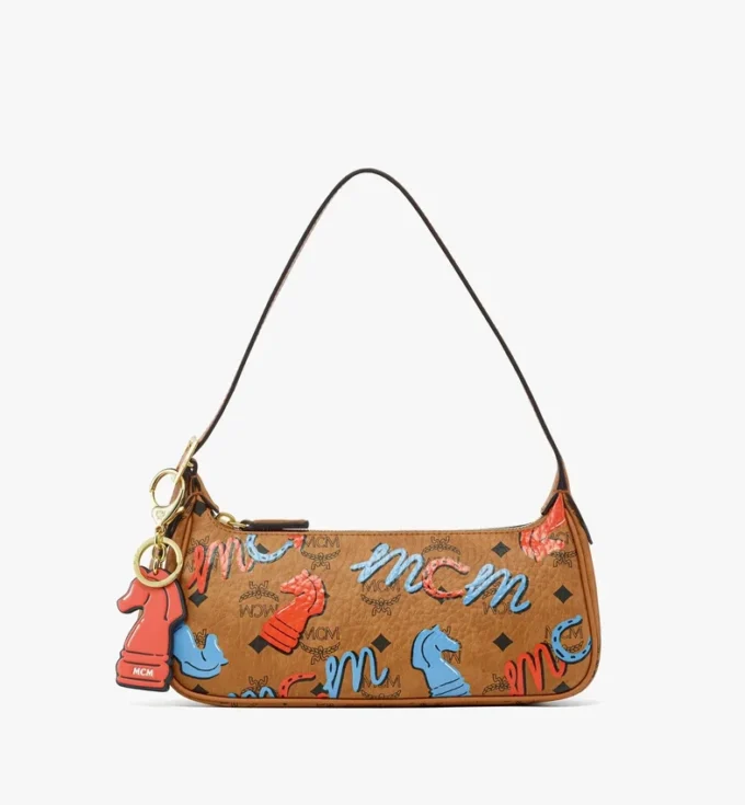 Year of the Horse Aren Shoulder Bag in Visetos