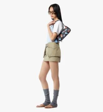 Year of the Horse Aren Shoulder Bag in Visetos