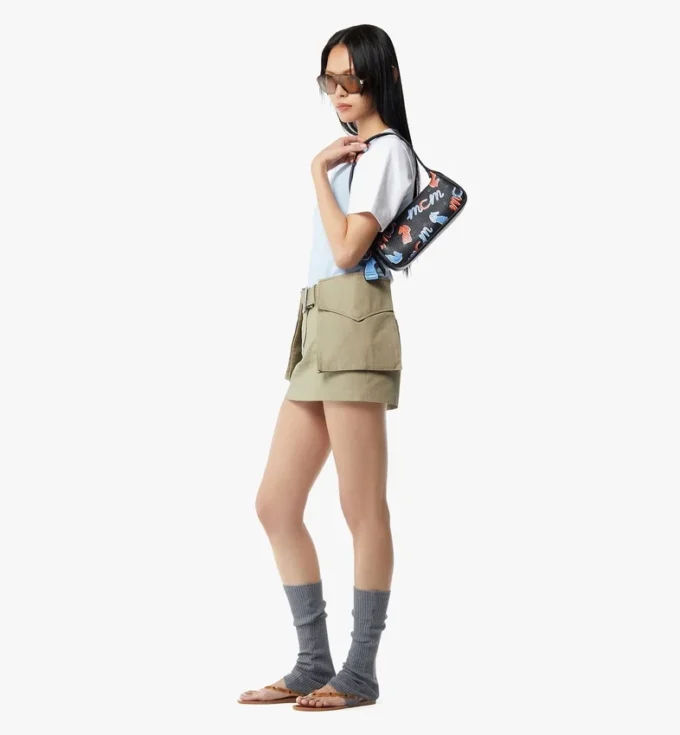 Year of the Horse Aren Shoulder Bag in Visetos