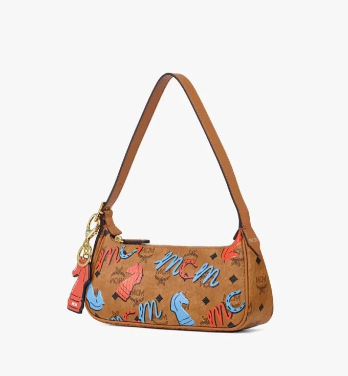 Year of the Horse Aren Shoulder Bag in Visetos